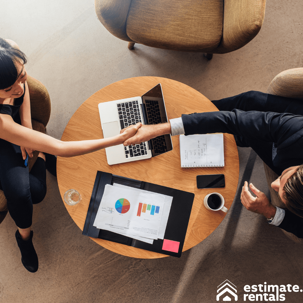 Interface de l'outil d'estimation pour les professionnels de l'immobilier